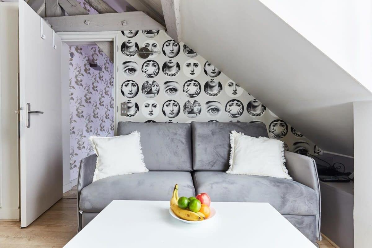 Vosges 1Br Cozy Apartamento Paris Exterior foto